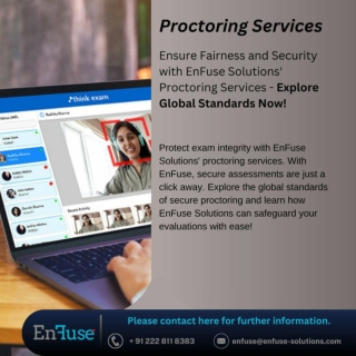 Ensure Fairness and Security with EnFuse Solutions' Proctoring Services - Explore Global Standards Now!