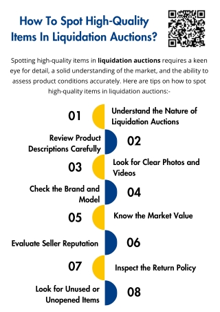 how to spot high quality items in liquidation