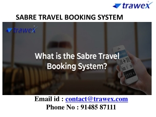 sabre travel booking system