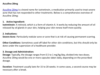 Accufine 20mg