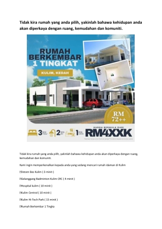 Tidak kira rumah yang anda pilih,