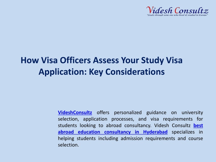 how visa officers assess your study visa application key considerations