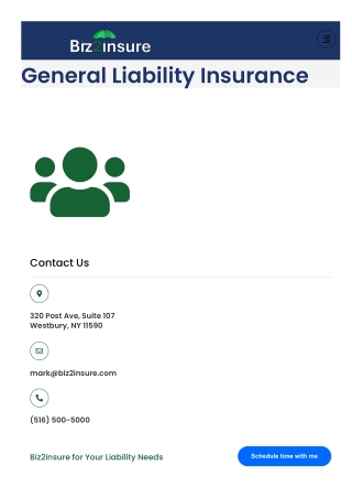 General Liability and Workers Comp Insurance