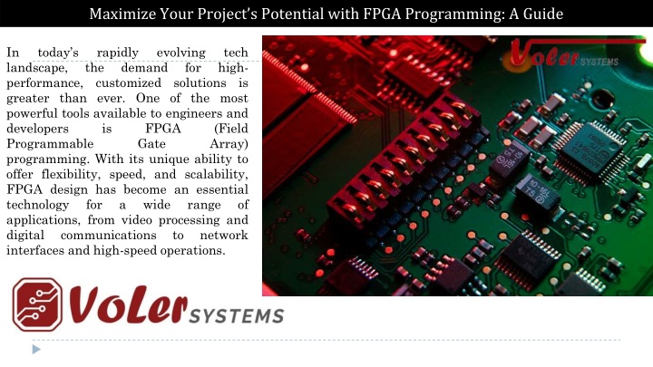 maximize your project s potential with fpga