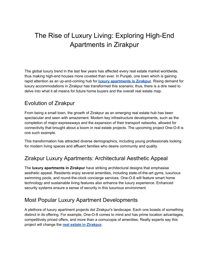 the rise of luxury living exploring high