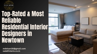 Top-Rated & Most Reliable Residential Interior Designers in Newtown