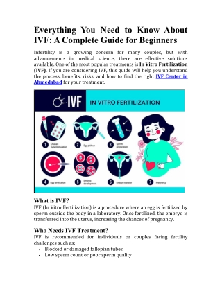 Everything You Need to Know About IVF