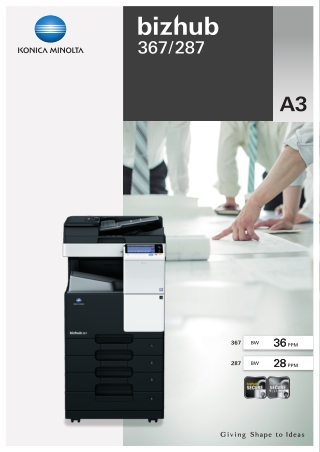 Konica Minolta Office Multifunction Printer: High Performance at Low Cost