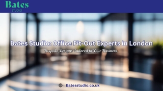 Bates Studio Office Fit-Out Experts in London