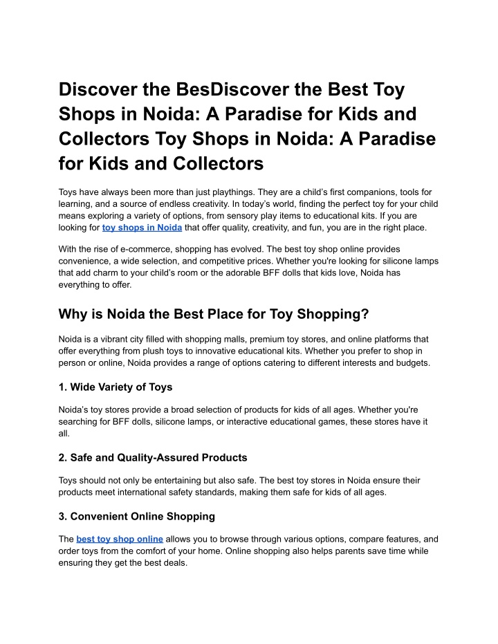 discover the besdiscover the best toy shops