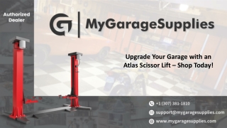 Upgrade Your Garage with an Atlas Scissor Lift – Shop Today!