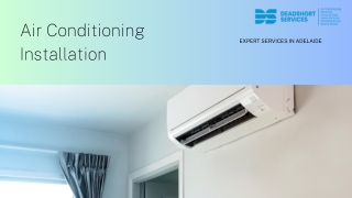 air conditioning installation