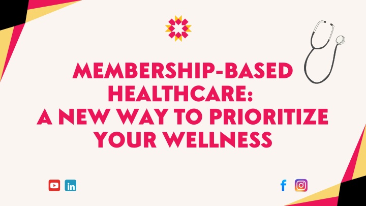 membership based healthcare