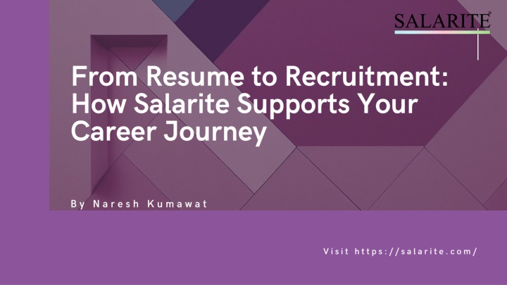 from resume to recruitment how salarite supports