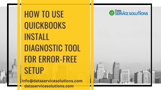 how to use quickbooks install diagnostic tool