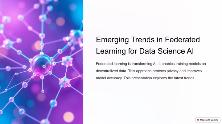 emerging trends in federated learning for data