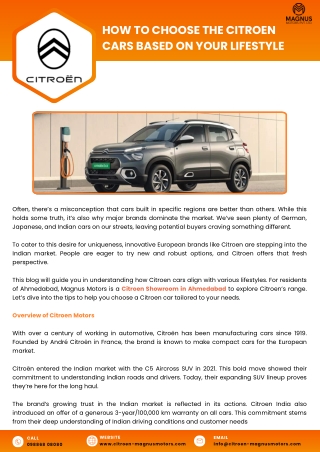 How To Choose The Citroen Cars Based On Your Lifestyle (05-02)