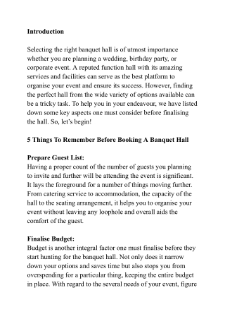 5 Things to Remember Before Booking... or Regret Later!