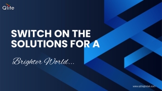 switch on the solutions for a