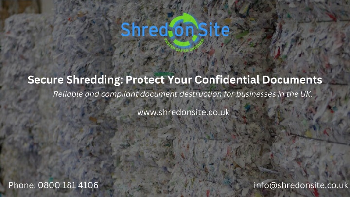 secure shredding protect your confidential