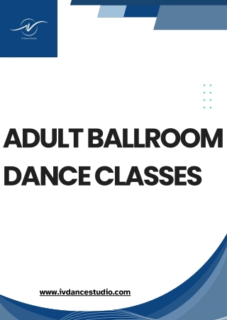 Learn Ballroom Dance with Adult Classes for All Levels