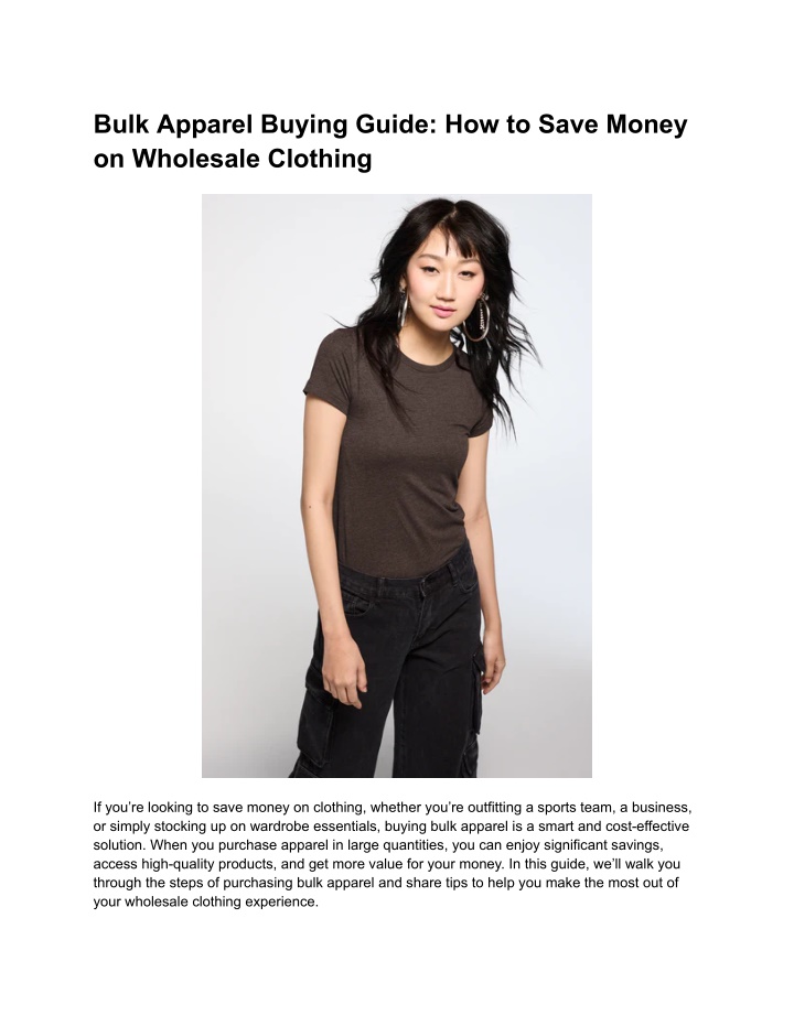 bulk apparel buying guide how to save money