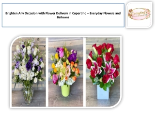 Flower Delivery Cupertino - Your Ultimate Guide to Fresh Blooms & Local Florists