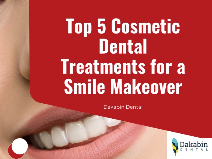 top 5 cosmetic dental treatments for a smile