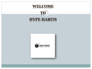 welcome to hype habits