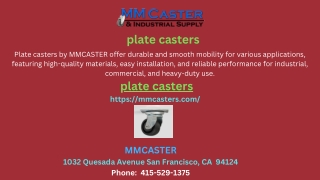 plate casters