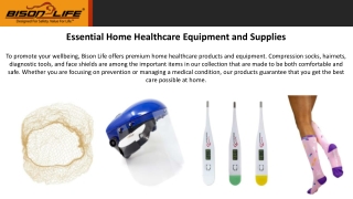 Essential Home Healthcare Equipment Supplies