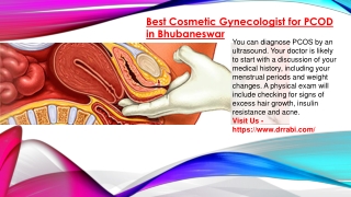 Best Cosmetic Gynecologist for PCOD in Bhubaneswar