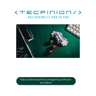 https www tecpinion com igaming software providers