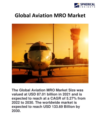 Global Aviation MRO Market