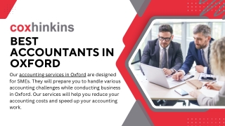 Best Accountants in Oxford