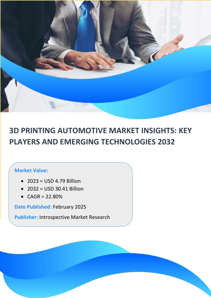 3d printing automotive market insights