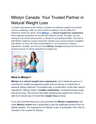 mitolyn canada your trusted partner in natural