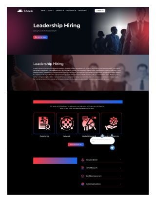 leadership hiring services