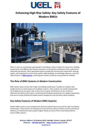 enhancing high rise safety key safety features