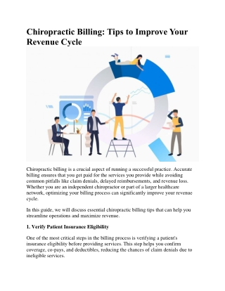 chiropractic billing tips to improve your revenue