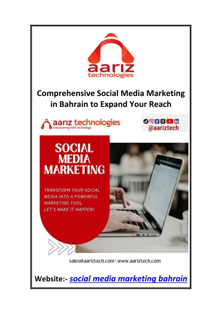 comprehensive social media marketing in bahrain