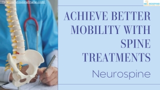 Achieve Better Mobility with Spine Treatments