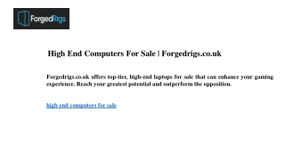 high end computers for sale forgedrigs co uk