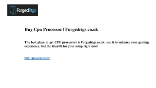buy cpu processor forgedrigs co uk