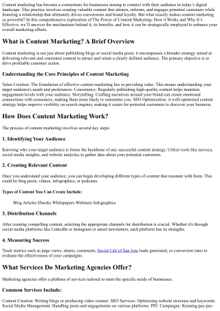 content marketing has become a cornerstone