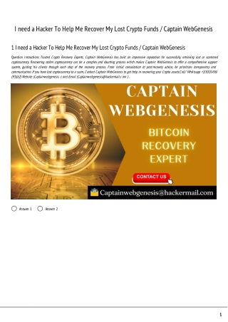 i need a hacker to help me recover my lost crypto