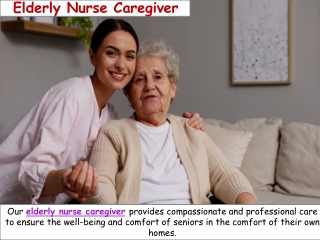 Elderly Nurse Caregiver