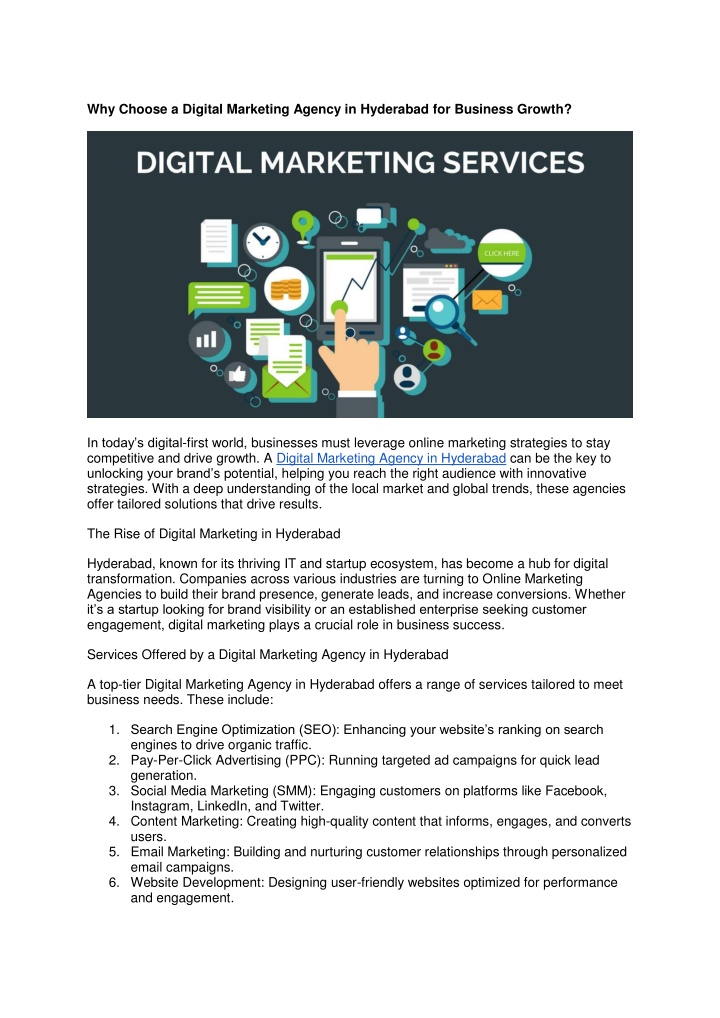 why choose a digital marketing agency