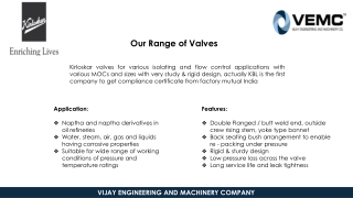 Kirloskar Valves