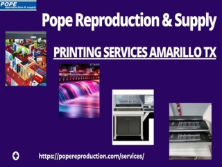 Best Quality Printing Services In Amarillo Tx At Pope Reproduction & Supply